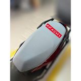 ULTRASHOP Apachi Alfa 50 Gri Sele Kılıfı Su Geçirmez Motosiklet Sele Kılıfı Logolu Sele Koltuk Kılıfı-X