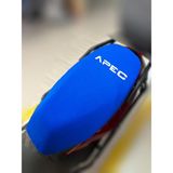 ULTRASHOP Apec Ps5 Mavi Sele Kılıfı Su Geçirmez Motosiklet Sele Kılıfı Logolu Sele Koltuk Kılıfı-X