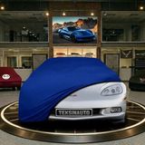 ULTRASHOP Chevrolet Corvette C6 Zr1 (2009-2013) Mavi Kumaş Oto Branda Araca Özel Penye Araba Brandası Araç Örtüsü