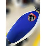 ULTRASHOP Falcon Crazy Mavi Sele Kılıfı Su Geçirmez Motosiklet Sele Kılıfı Logolu Sele Koltuk Kılıfı-X