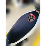 ULTRASHOP Falcon Crazy Siyah Sele Kılıfı Su Geçirmez Motosiklet Sele Kılıfı Logolu Sele Koltuk Kılıfı-X