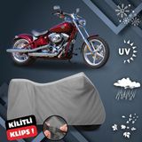 ULTRASHOP Harley-Davidson Softail Rocker C Su Geçirmez Motosiklet Brandası Dış Mekan Motosiklet Örtüsü