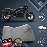 ULTRASHOP Harley-Davidson Street Rod Su Geçirmez Motosiklet Brandası Dış Mekan Motosiklet Örtüsü