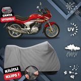 ULTRASHOP Honda Cbf 150 Su Geçirmez Motosiklet Brandası Arka Çanta Top Case Uyumlu Motosiklet Branda