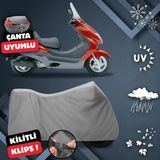 ULTRASHOP Honda Fes 250 Foresight Su Geçirmez Motosiklet Brandası Arka Çanta Uyumlu Motosiklet Branda
