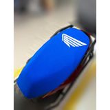 ULTRASHOP Honda Jf 26 Mavi Sele Kılıfı Su Geçirmez Motosiklet Sele Kılıfı Logolu Sele Koltuk Kılıfı-X