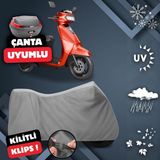 ULTRASHOP Honda Kinetic Dx Su Geçirmez Motosiklet Brandası Arka Çanta Top Case Uyumlu Motosiklet Branda