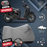 ULTRASHOP Honda Pcx 150 Su Geçirmez Motosiklet Brandası Arka Çanta Top Case Uyumlu Motosiklet Branda