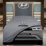 ULTRASHOP Hyundai Ioniq (2021 - ) Gri Kumaş Oto Branda Araca Özel Penye Araba Brandası Araç Örtüsü
