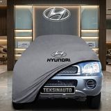 ULTRASHOP Hyundai Santa Fe1 (2000-2006) Gri Kumaş Oto Branda Araca Özel Penye Araba Brandası Araç Örtüsü