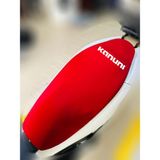 ULTRASHOP Kanuni Fox Kırmızı Sele Kılıfı Su Geçirmez Motosiklet Sele Kılıfı Logolu Sele Koltuk Kılıfı-X