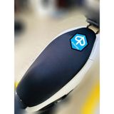 ULTRASHOP Pıaggıo Liberty Siyah Sele Kılıfı Su Geçirmez Motosiklet Sele Kılıfı Logolu Sele Koltuk Kılıfı-X