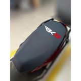 ULTRASHOP Rks Bolero 50 Siyah Sele Kılıfı Su Geçirmez Motosiklet Sele Kılıfı Logolu Sele Koltuk Kılıfı-X