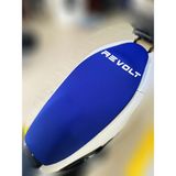 ULTRASHOP Rks Dark Blue Mavi Sele Kılıfı Su Geçirmez Motosiklet Sele Kılıfı Logolu Sele Koltuk Kılıfı-X