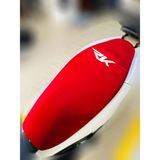 ULTRASHOP Rks Grace Kırmızı Sele Kılıfı Su Geçirmez Motosiklet Sele Kılıfı Logolu Sele Koltuk Kılıfı-X