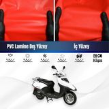 ULTRASHOP Rmg Moto Gusto Tornado Motosiklet Brandası Su Geçirmez Branda Kırmızı Branda Motor Branda Lc - Bağlantı Klipsi