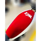 ULTRASHOP Sym Drg Kırmızı Sele Kılıfı Su Geçirmez Motosiklet Sele Kılıfı Logolu Sele Koltuk Kılıfı-X