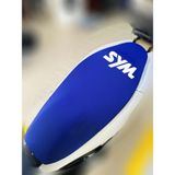 ULTRASHOP Sym Joyrıde Mavi Sele Kılıfı Su Geçirmez Motosiklet Sele Kılıfı Logolu Sele Koltuk Kılıfı-X