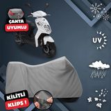ULTRASHOP Sym Orbit Iı 50 Motosiklet Brandası Arka Çanta Uyumlu Su Geçirmez Motosiklet Branda