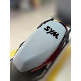 ULTRASHOP Sym Vs 150 Gri Sele Kılıfı Su Geçirmez Motosiklet Sele Kılıfı Logolu Sele Koltuk Kılıfı-X