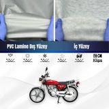 ULTRASHOP Ultra Shop Mondial 100 Mg Sport Su Geçirmez Motosiklet Branda 4 Mevsime Uygun Motor Brandası - Gri