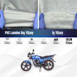 ULTRASHOP Ultra Shop Mondial 100 Mg Superboy Su Geçirmez Motosiklet Branda 4 Mevsime Uygun Motor Brandası - Gri