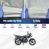 ULTRASHOP Ultra Shop Mondial 150 Mg Superboy x Su Geçirmez Motosiklet Branda 4 Mevsime Uygun Motor Brandası - Gri