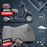 ULTRASHOP Vespa Gts 250 Motosiklet Brandası Arka Çanta Uyumlu Su Geçirmez Motosiklet Branda