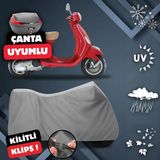 ULTRASHOP Vespa Lx 125 3V I.e Motosiklet Brandası Arka Çanta Uyumlu Su Geçirmez Motosiklet Branda