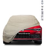 ULTRASHOP Volkswagen Golf 8 (2020 - ) Araba Brandası Su Geçirmez Branda Miflonlu Uv Korumalı Oto Branda - Tam Branda