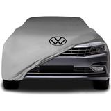ULTRASHOP Volkswagen Passat B8-B8.5 (2014 - ) Gri Kumaş Araba Branda Logolu Kumaş Araba Brandası Penye Oto Branda - Araç modeline özel tasarım