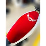 ULTRASHOP Yukı Adventure 150 Kırmızı Sele Kılıfı Su Geçirmez Motosiklet Sele Kılıfı Logolu Sele Koltuk Kılıfı-X