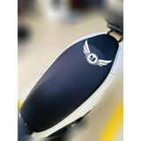 ULTRASHOP Yukı Mojıto Siyah Sele Kılıfı Su Geçirmez Motosiklet Sele Kılıfı Logolu Sele Koltuk Kılıfı-X