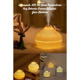 Ultrasonik Dekoratif Kuş Hava Nemlendirici 300 ml Ev Ofis Buhar Makinesi Aroma Difüzörü Gece Lambası - Renkli