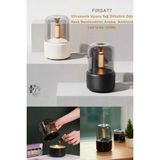 Ultrasonik Hava Nemlendirici 120ML Aroma Difüzör Hava Nemlendirici Aroma Ambians LED Işıklı Buharlık - Renkli