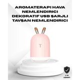 Ultrasonik Hava Nemlendirici 200 Ml Aroma Difüzör Led Işıklı Sessiz Mir64781155