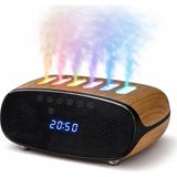 Ultrasonik Hava Nemlendirici ve Aroma Difüzörü, Bluetooth Hoparlörlü Rgb Işıklı Buhar Makine - Çok Renkli