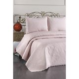 Ultrasonik Kapitoneli Elite Çift Kişilik Yatak Örtüsü Pudra - 230 x 250 cm