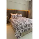 Ultrasonik Kapitoneli Nomad Çift Kişilik Pike Takımı 195X235 Cm Lila