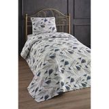 Ultrasonik Kapitoneli Yeşim Tek Kişilik Pike Takımı 160X235 Cm