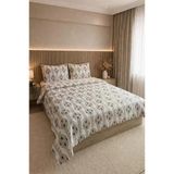 Ultrasonik Kapitoneli Zentera Çift Kişilik Pike Takımı 195X235 Cm Bej