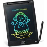 Ultratekno 10" Büyük Boy Dijital Yazı Tahtası Grafik Çizim Tableti 10 Inç LCD Çocuk Tableti - Renkli