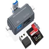 Ultratekno 7İn1 Micro Usb Type C Iphone 15, 14, 13, 12, 11 Pro Max Uyumlu, Multi Kart Okuyucu, Otg, Sd Tf Usb