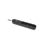 Ultratekno Akım Korumalı 4'lü Priz 3 Port Usb Çoklu Grup Priz 2 Metre Kablo 10a - Siyah