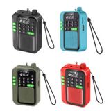 UltraTekno C9 Bluetooth Şarjlı Radyo USB & Tf Kart Okuyucu Deprem Çantasına Uygun Fm Radyo - Kırmızı