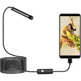 UltraTekno Endoskop 3 In 1 Yılan Kamera USB Micro USB Type-C Sert Kablo 2-5-10-15-20 Metre - 5 Metre
