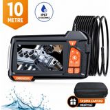 UltraTekno Endoskop Kamera 1080P Hd Boru Içi Görüntüleme Kamerası 4.3" IPS Ekranlı IP67 Su Geçirmez Yılan Kamera Muayene Kamerası 10M/20M/30M/50M - 10 METRE
