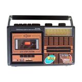 Ultratekno FP-319BT Nostaljik USB Kaset Çalar Alarm Saatli Radyo - Kahverengi