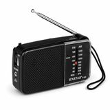 Ultratekno K-258 Taşınabilir Cep Radyosu FM/AM Deprem Radyosu Pilli Mini Radyo Kulaklık Girişli Kompakt Acil Durum Radyosu 2x AA Pil ile Çalışır