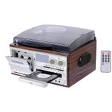 Ultratekno KN-110 Vintage Plak CD Kaset USB Bluetooth TF AUX Özelikli Pikap
